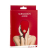 Красная маска на голову с прорезью для рта Submission Mask купить в секс шопе