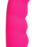 Розовый изогнутый вибромассажер с 20 режимами вибрации - 17 см. купить в секс шопе