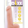 Телесный фаллоимитатор-реалистик Dual Density Dildo - 18 см. купить в секс шопе
