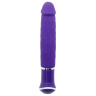 Фиолетовый силиконовый вибратор ECSTASY Rowdy Dong - 21,4 см. купить в секс шопе