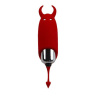 Красный вибростимулятор Devol Mini Vibrator - 8,5 см. купить в секс шопе
