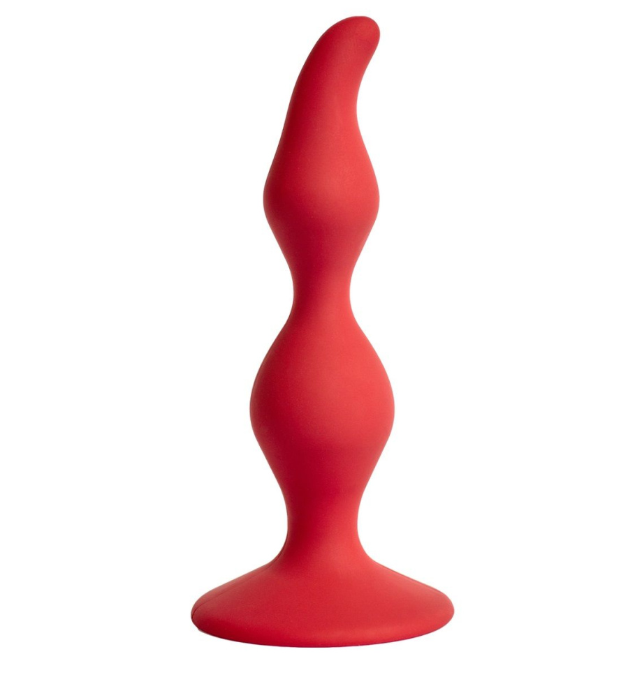 Бордовая анальная пробка Vesta - 12,5 см. купить в секс шопе