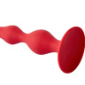 Бордовая анальная пробка Vesta - 12,5 см. купить в секс шопе