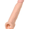 Насадка телесного цвета Toyfa XLover - 16,5 см. купить в секс шопе
