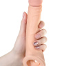 Насадка телесного цвета Toyfa XLover - 16,5 см. купить в секс шопе
