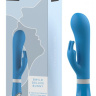 Голубой вибратор-кролик Bwild Deluxe Bunny - 19,3 см. купить в секс шопе