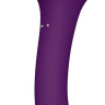 Фиолетовый клиторальный стимулятор Caldo с функцией вибратора - 19 см. купить в секс шопе