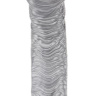 Серебристый фаллоимитатор Dixon Cider - 18,5 см. купить в секс шопе