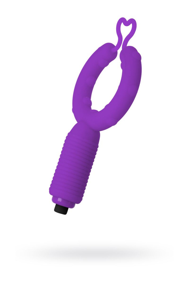 Фиолетовое виброкольцо OSCAR купить в секс шопе