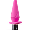 Розовый анальный вибратор LilPlug Vibrator - 13,5 см. купить в секс шопе