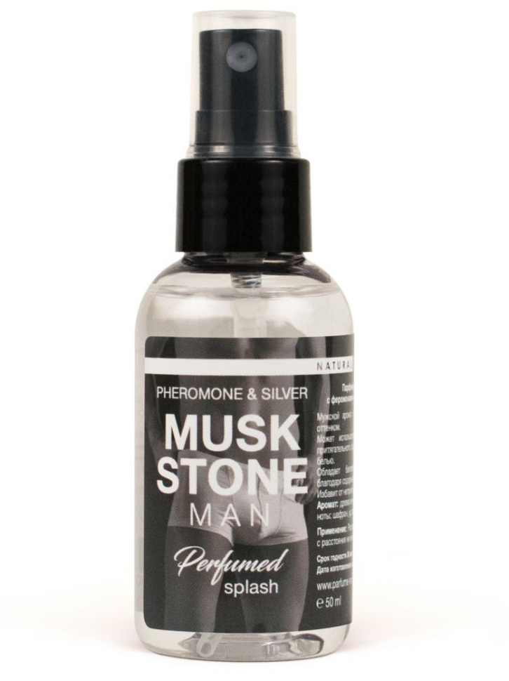 Мужской парфюмированный спрей для нижнего белья Musk Stone - 50 мл. купить в секс шопе