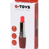 Красный мини-вибратор в форме губной помады Lipstick Vibe купить в секс шопе