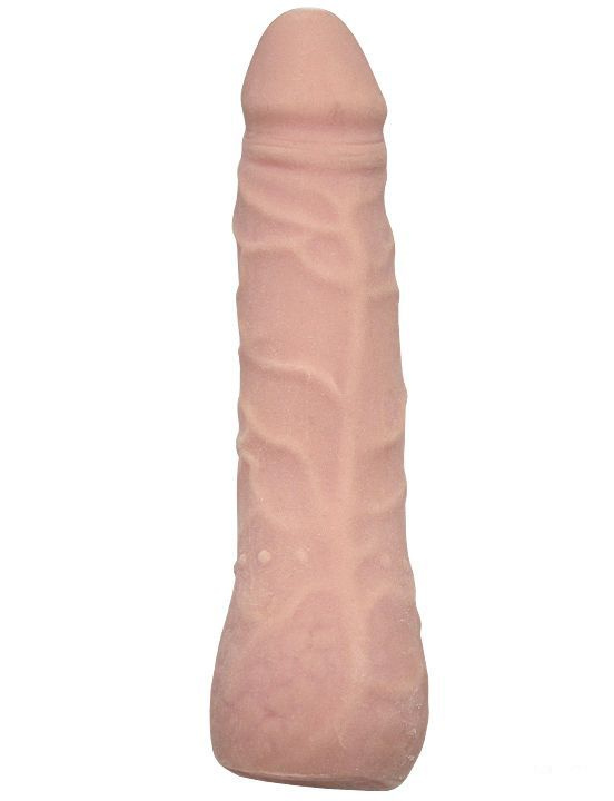 Телесный фаллоимитатор из ультраскин - 16 см. купить в секс шопе