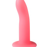 Розовый, светящийся в темноте стимулятор Light Keeper - 13,3 см. купить в секс шопе