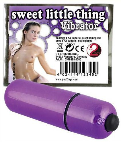 Фиолетовая вибропуля Sweet Little Thing - 7 см. купить в секс шопе