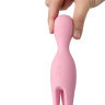 Розовый универсальный вибратор Nymph с подвижными  щупальцами  купить в секс шопе