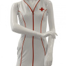 Платье медсестры с воротником-стойкой Datex Nurse Dress купить в секс шопе