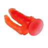 Фаллоимитатор гелевый для анально-вагинальной стимуляции - 17 см. купить в секс шопе