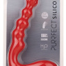 Красный силиконовый стимулятор PURRFECT SILICONE - 19 см. купить в секс шопе