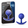 Синяя анальная пробка для ношения Performance Wearable Vibro Plug - 8,4 см. купить в секс шопе