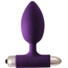 Фиолетовая анальная вибропробка New Edition Perfection - 11,1 см. купить в секс шопе