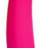 Розовый изогнутый вибромассажер с 20 режимами вибрации - 15 см. купить в секс шопе