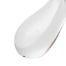 Белый вибратор-кролик Satisfyer Mono Flex с управлением через приложение - 20,4 см. купить в секс шопе