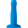 Синий, светящийся в темноте стимулятор Neon Driver - 13,3 см. купить в секс шопе
