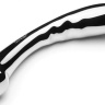 Серебристый утяжеленный стимулятор для точки G Arch - 19,7 см. купить в секс шопе