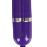 Фиолетовый анально-вагинальный вибратор с выносным блоком управления - 16 см. купить в секс шопе