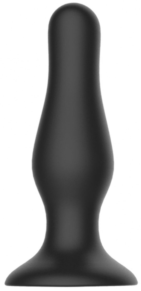 Черная анальная пробка Self Penetrating Butt Plug № 67 - 12,7 см. купить в секс шопе