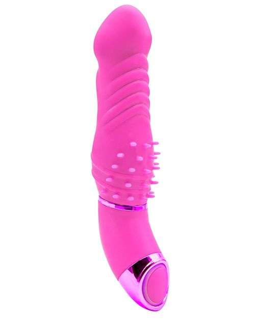 Розовый мини-вибратор SEDUCE VIBRATOR 4.5INCH PINK - 15 см. купить в секс шопе