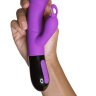 Фиолетовый вибратор-кролик Ares 2.0 - 20,6 см. купить в секс шопе