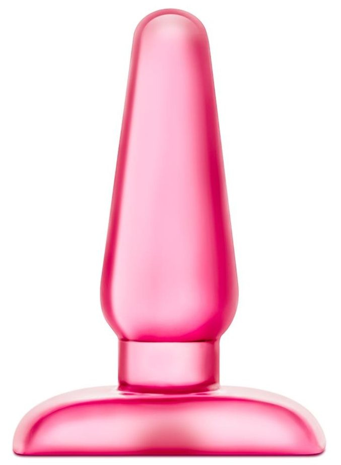 Розовая анальная пробка Eclipse Anal Pleaser Medium - 12 см. купить в секс шопе