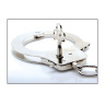Металлические наручники Metal Handcuffs с ключиками купить в секс шопе