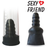 Черная насадка для помпы Sexy Friend размера L купить в секс шопе