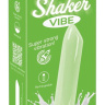 Зеленая вибропуля Shaker Vibe - 10,2 см. купить в секс шопе