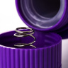 Фиолетовый фигурный вибратор - 17 см. купить в секс шопе