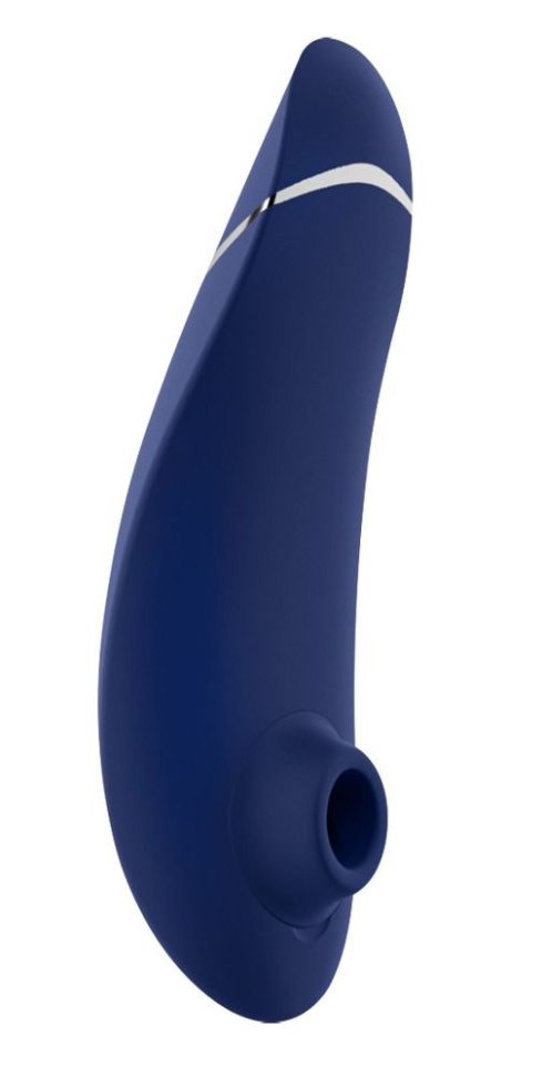 Синий клиторальный стимулятор Womanizer Premium 2 купить в секс шопе