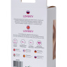 Розовая силиконовая анальная пробка Loverty - 8 см. купить в секс шопе