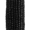 Черный анальный реалистичный стимулятор  Кукуруза  - 33,5 см. купить в секс шопе