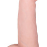 Фаллоимитатор с мошонкой на присоске ART-Style №27 - 20,5 см. купить в секс шопе