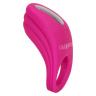Розовое эрекционное виброкольцо с пультом Silicone Remote Pleasure Ring купить в секс шопе