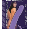 Фиолетовая насадка на пенис для анальной стимуляции партнёрши купить в секс шопе