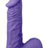 Фиолетовый стимулятор-фаллос XSKIN 6 PVC DONG - 15 см. купить в секс шопе