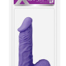 Фиолетовый стимулятор-фаллос XSKIN 6 PVC DONG - 15 см. купить в секс шопе
