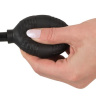 Черный анальный вибростимулятор с расширением Fanny Hills Butt Plug купить в секс шопе