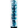 Классический вибратор TOYFA Trio Vibe голубого цвета - 18 см. купить в секс шопе