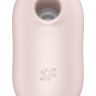 Бежевый вакуумный вибростимулятор клитора Satisfyer Pro To Go 2 купить в секс шопе