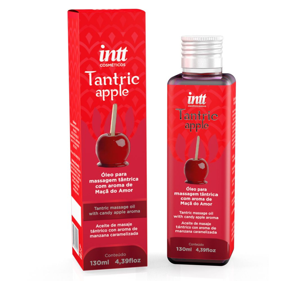 Массажное масло Tantric Apple с ароматом яблока - 130 мл. купить в секс шопе